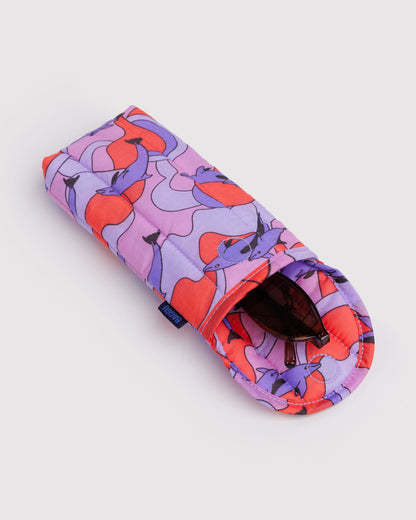 Baggu Classic - Puffy Glasses Sleeve Dolphins