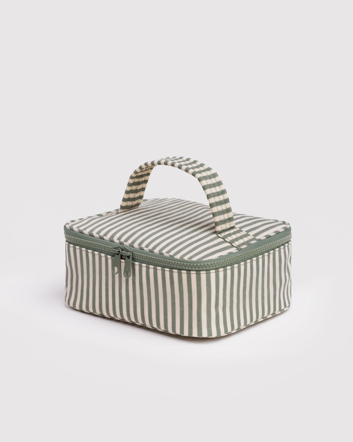 Baggu Classic - Small Cosmetic Case Sage Stripe