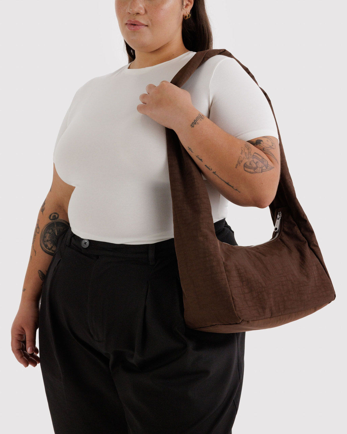 Baggu Classic - Nylon Meringue Bag Coffee