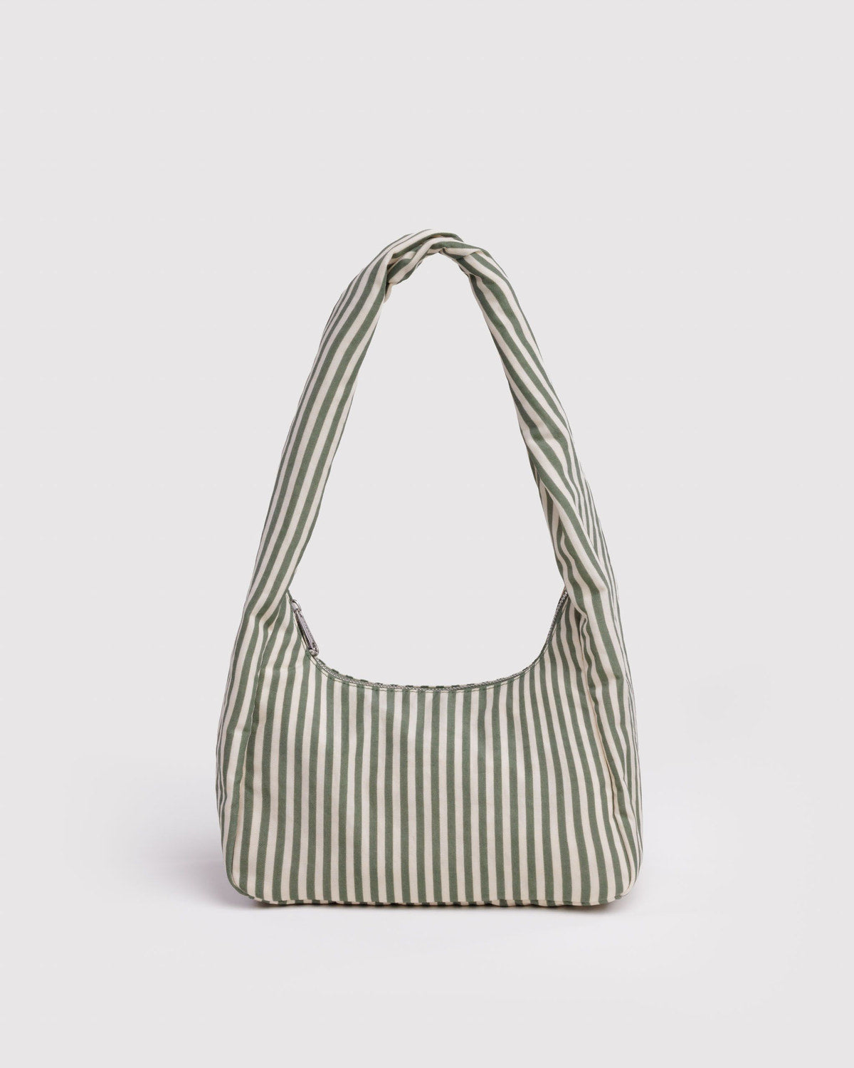 Baggu New - Small Nylon Meringue Bag Sage Stripe
