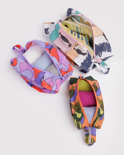 Baggu Latest - 3D Zip Set Vacation Animals
