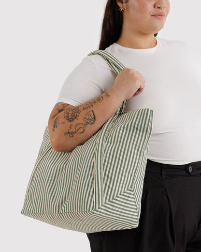 Baggu Special Offer - Cloud Bag Sage Stripe