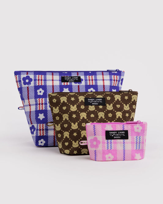 Baggu Best Price - Go Pouch Set Sandy Liang