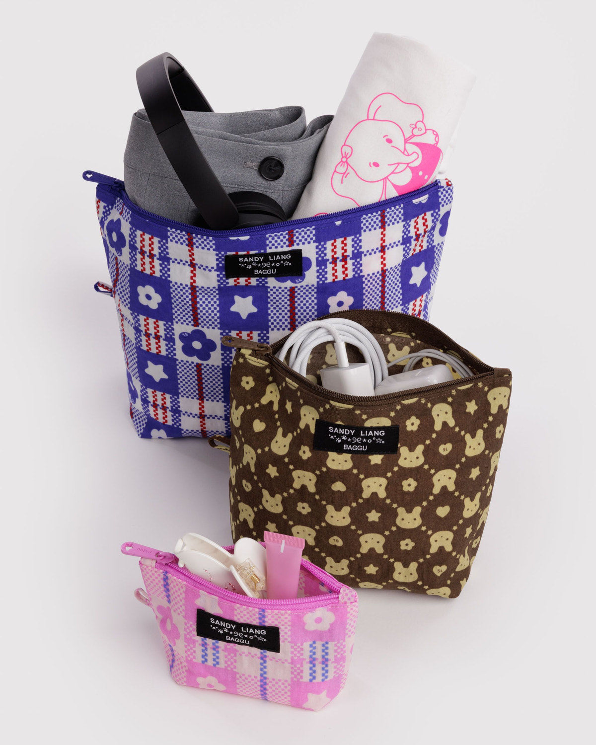 Baggu Best Price - Go Pouch Set Sandy Liang